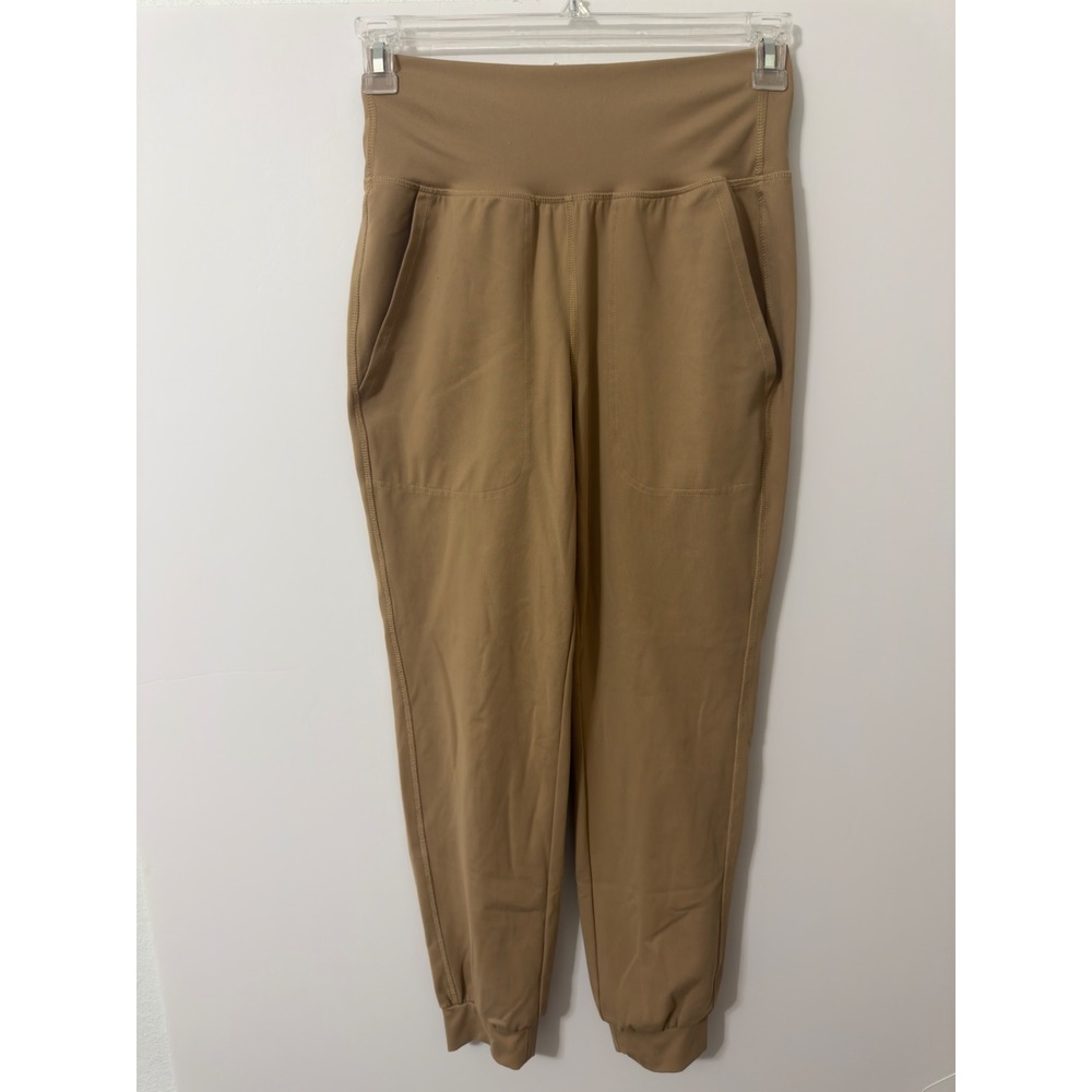 DSG Joggers Women Small Tan High Rise Stretch Activewear Pants